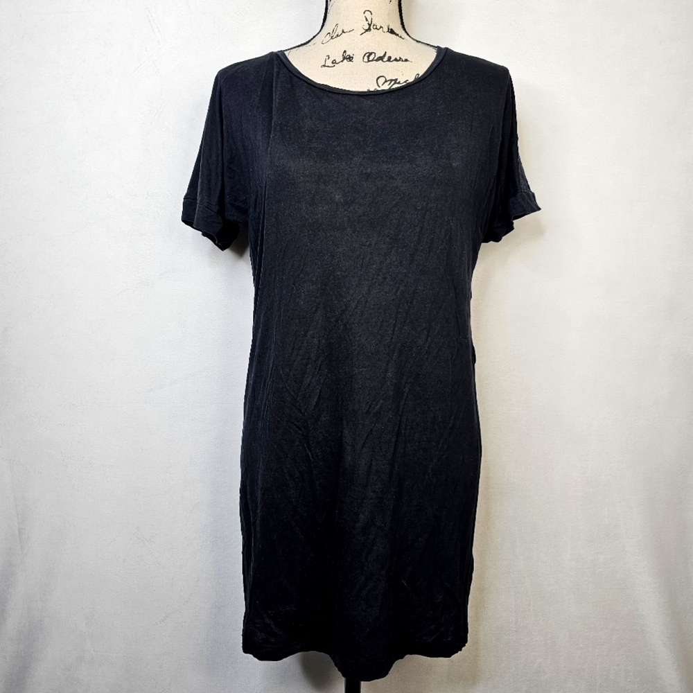 H&M black tshirt dress sz Small/Medium